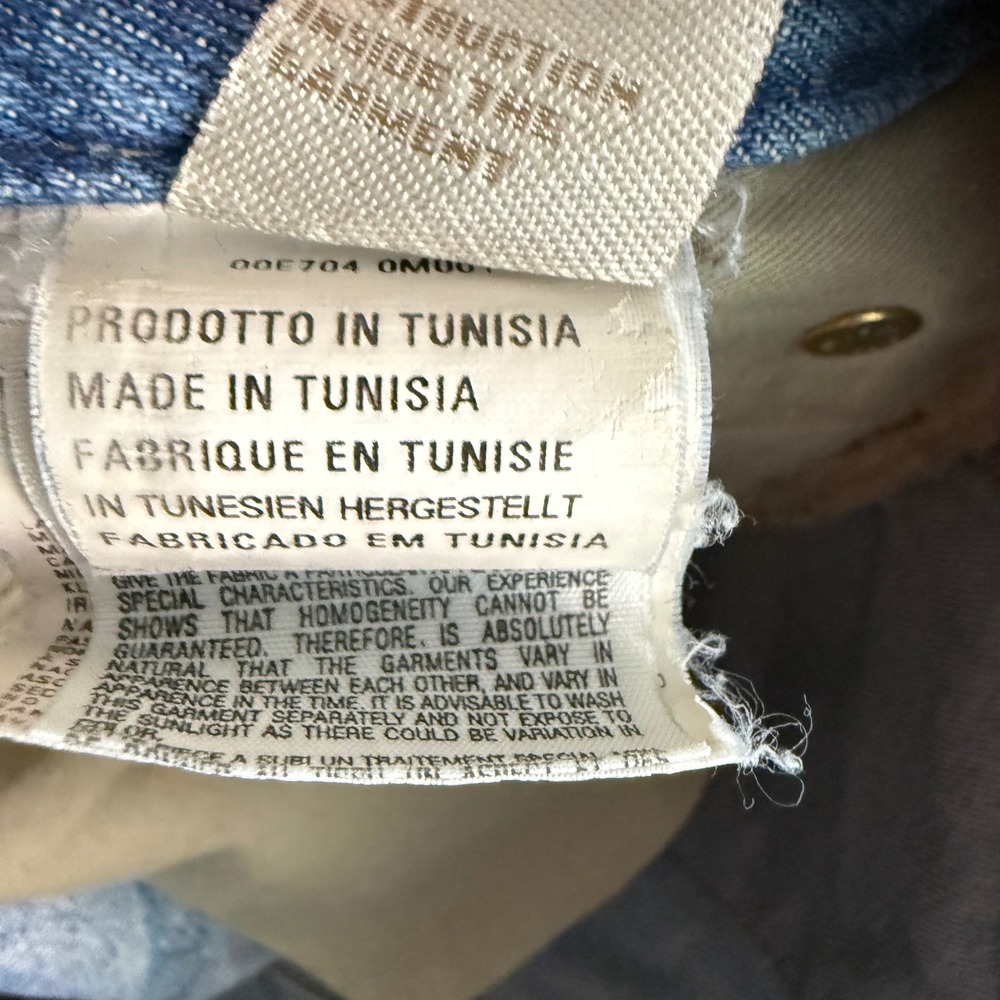Diesel Ronhar Womens Jeans 29x32 Blue Low Rise Bootcut Distressed Wash 008AT - Picture 13 of 14